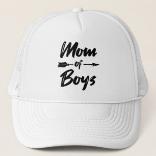 MOM OF BOYS Happy Mothers Day Mum Cool Mum Trucker Hat