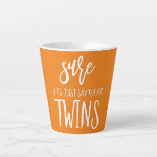 Mom Of Irish Twins Mom Of 2 Kids Close In Age Latte Mug