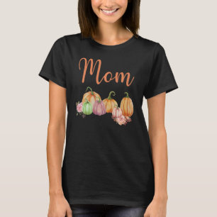 Mom Of Little Pumpkin First Birthday Autumn Pumpki T-Shirt