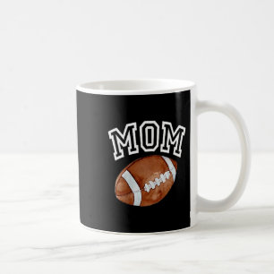 Mom Of The 1 Year Old Football Birthday Boy Family Coffee Mug