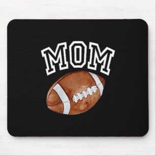 Mom Of The 1 Year Old Football Birthday Boy Family Mouse Mat