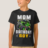 Mom Of The Birthday Boy Monster Truck Family Match