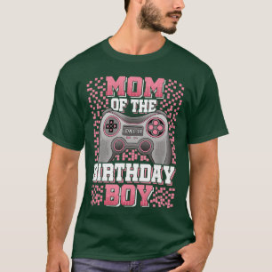 Mom Ofhe Birthday Boy Video Gamer Funny Gaming Wom T-Shirt