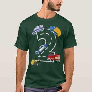 Mom or Dad 2nd Birthday Trucks I'm 2 Year Old Truc T-Shirt