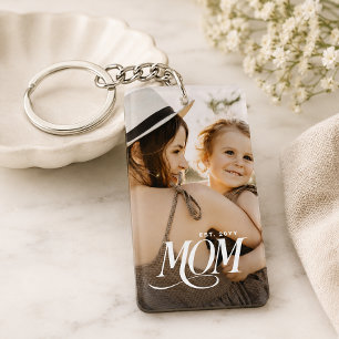 Mom Photo Key Ring
