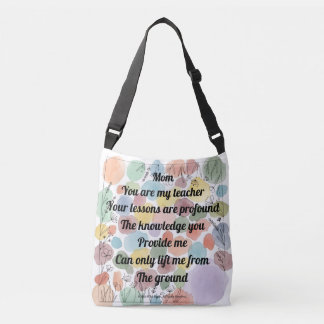 Mom Poem Crossbody Bag