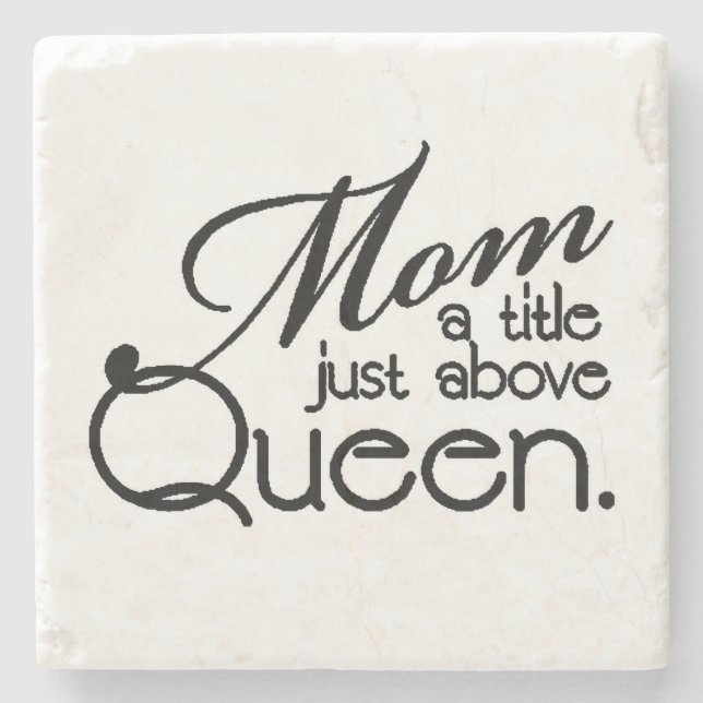 MOM QUOTE STONE COASTER (Front)