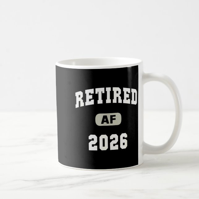 Mom Retired Af 2026 Mother Cruise Mom Trip Keepsak Coffee Mug (Right)