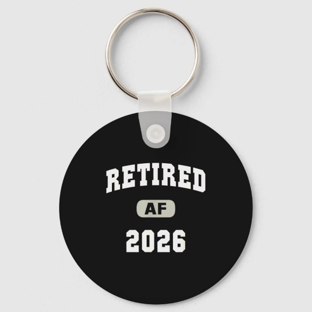 Mom Retired Af 2026 Mother Cruise Mom Trip Keepsak Key Ring (Front)