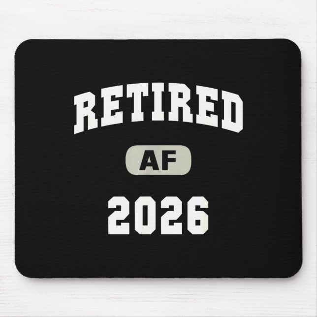 Mom Retired Af 2026 Mother Cruise Mom Trip Keepsak Mouse Mat (Front)