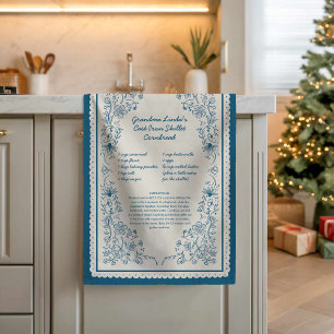 Mom’s Family Recipe Keepsake Kitchen Towel