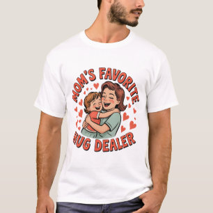 Mom’s Favorite Hug Dealer – Funny & Sweet Men’s T-Shirt