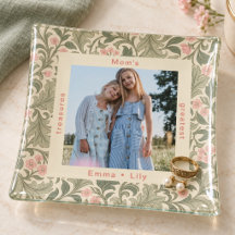 Mom’s Greatest Treasures Vintage Sage Floral Photo