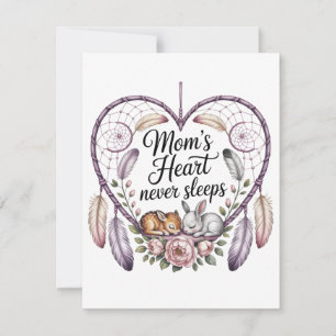 Mom’s Heart Never Sleeps Card