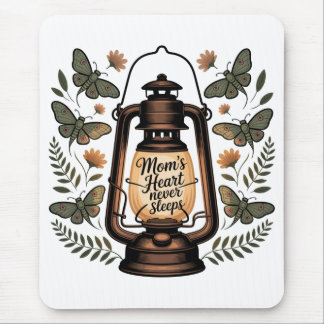 Mom’s Heart Never Sleeps Mouse Mat