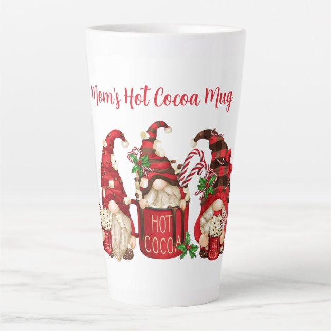 Mom’s Hot Cocoa Mug – Christmas Gnomes  (Front)