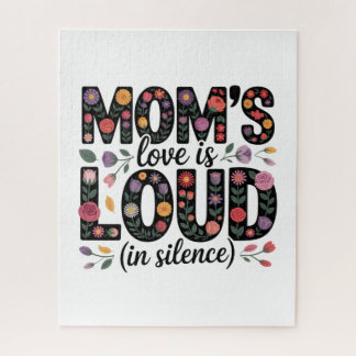Mom’s Love Is Loud (In Silence) Jigsaw Puzzle