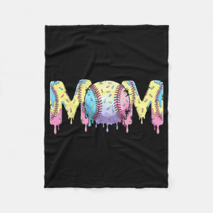 Mom Sell Drip Ice Cream With Sprinkles Fleece Blanket