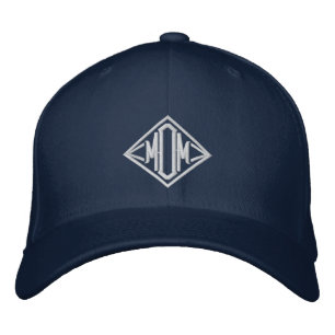 Mom Simple Modern Typography Custom Embroidered Hat