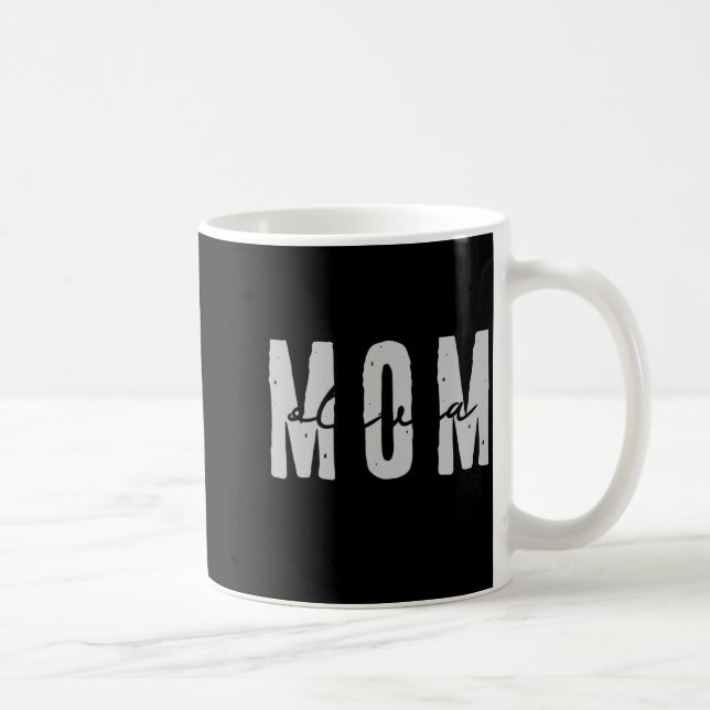 Mom Since 20xx Modern Simple Preppy  Coffee Mug (Right)