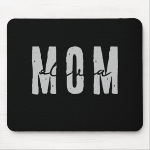 Mom Since 20xx Modern Simple Preppy T Shirt Mouse Mat