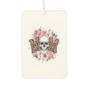 Mom Skull Mama Leopard Skull Car Air Freshener