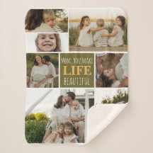 Mom Soft Cozy Photo Family