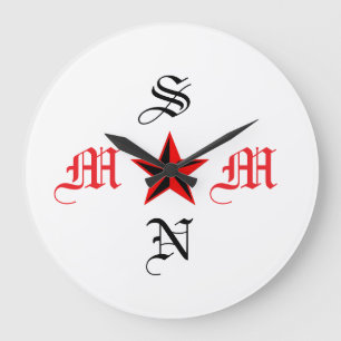MOM & SON Large Wall Clock