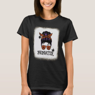 Mom ster Life Boy Girl Party Scary Horror Leopard  T-Shirt