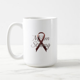 Mom Strong Cancer Awareness Mug – Inspirational Gi