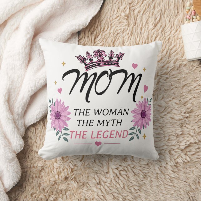 Mom The Legend Mother's Day Gift Cushion (Blanket)