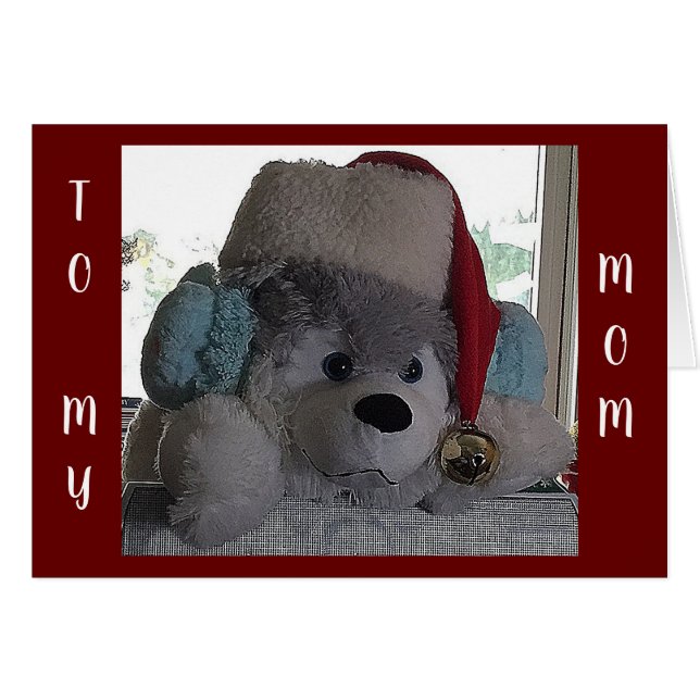 ***MOM***THIS HAPPY PUP SAYS SPECIAL CHRISTMAS (Front Horizontal)