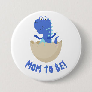 Mom to be 7.5 cm round badge