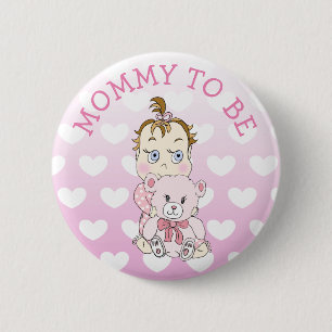 Mom to Be Baby Shower Button
