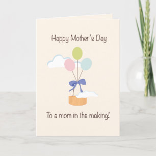 Mom to be Mother's Day Holiday Card