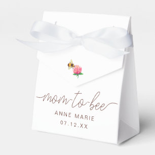 Mom-to-Bee, Bumble Bee Themed Favour Box