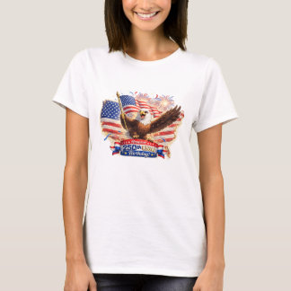 mom Tshirt Happy 250th Birthday USA!