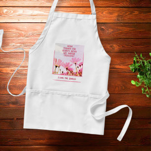 Mom Unpaid Therapist Funny Floral Mother's Day Standard Apron