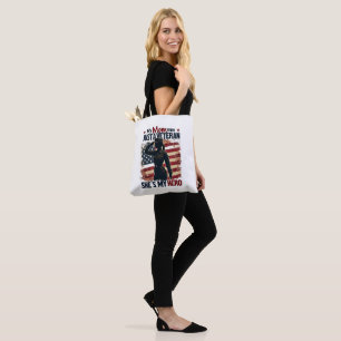 Mom Veteran Hero Patriotic Mothers Day Tote Bag