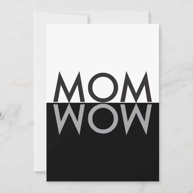 MOM wow PERSONALIZED CARD (Front)