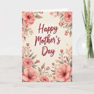 Mom, You Mean the World Mother's Day Card