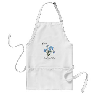 Mom, You're Unforgettable: Forget-Me-Not Apron