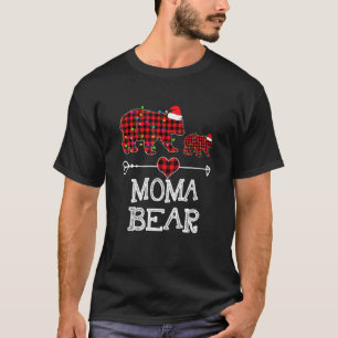 Moma Bear Shirt Red Buffalo Plaid Moma Bear Pajama