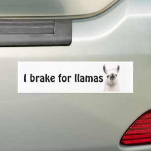 Moma Llama Bumper Sticker
