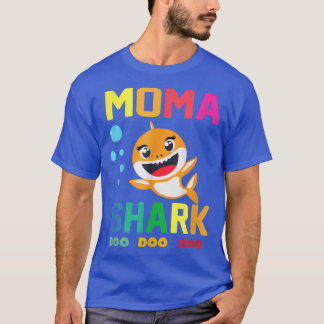 Moma Shark  Moma Shark Lover Family Mothers Day  T-Shirt