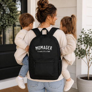 Momager Backpack   Custom Mum Bag With Kids Names