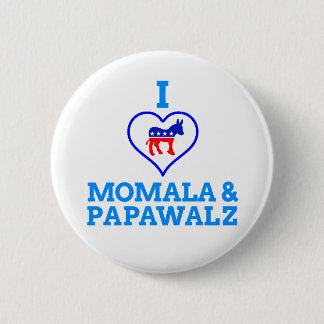 Momala & papaWalz 6 Cm Round Badge