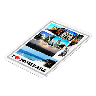 Mombasa - Kenya - I Love - Magnet