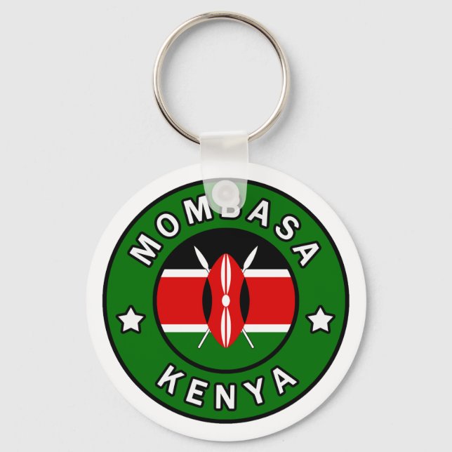 Mombasa Kenya Key Ring (Front)