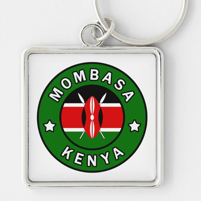 Mombasa Kenya Key Ring (Front)